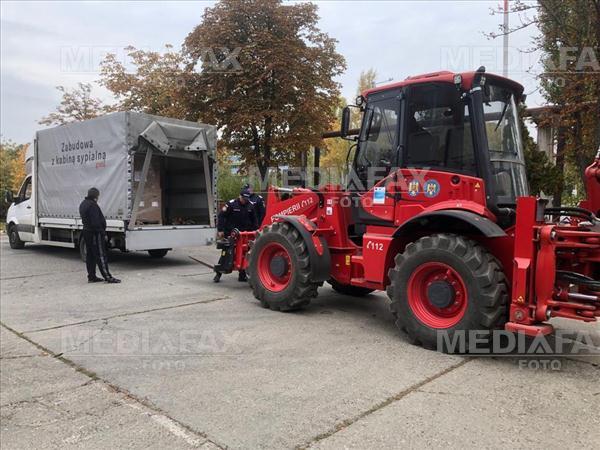 Un transport de 50 de concentratoare de oxigen, din Polonia, a sosit miercuri, 13 octombrie 2021, la ISU Iasi. Concentratoarele, ce au fost solicitate de autori... Foto: ISU Iasi.