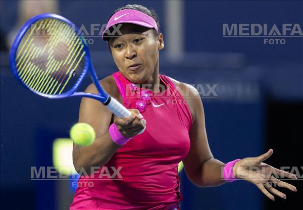 Naomi Osaka of Japan returns the ball during the women`s singles round of 16 match against Leylah Fernandez of Canada at the 2026 National Bank Open tennis tour... Foto: ABACAPRESS/Hepta.